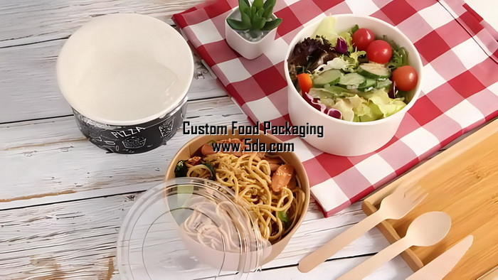 Custom Eco-friendly Disposable Paper Bowls
