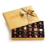 Custom Glamorous 30-piece Chocolate Gift Box with your brand