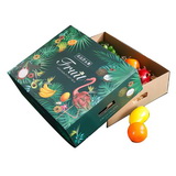 Customize Fresh Fruit Gift Box(style:base box and a cover lid)
