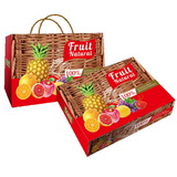 Custom Natural Fresh Fruit Gift Box with Matched Design Bag