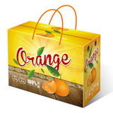 Orange Design Fruit Gift Box with rope