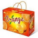 Custom Orange Design Fruit Box with rope