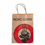 Take Away Paper bag with Custom Logo For coffee bar