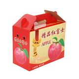 Customize Apple Fruit Gift Box with rope handle for Fresh Fruit Apple