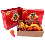 Customize Luxury Fresh Fruit Gift Box with Match Gift Bag