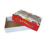 Customize Fresh Fruit Box(base and lid with transparent pvc window )