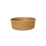 Disposable Leak Resistance Brown Kraft Paper Salad Bowl for Euro Market