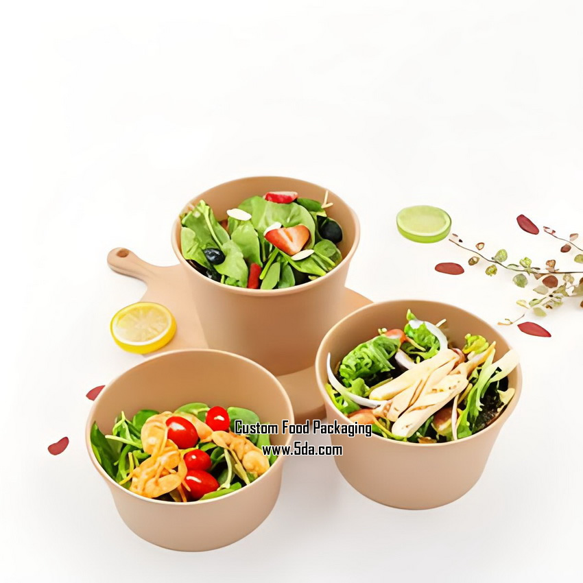 Custom Paper Salad Bowls