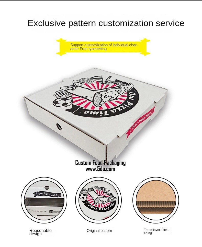 Custom Design Pizza Boxes with your Brand