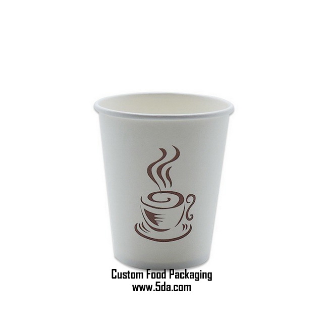 Eco-Friendly Custom Logo Printed Paper Coffee Cups