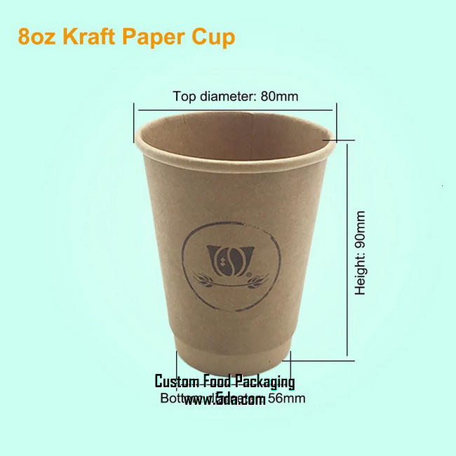 Double Wall Paper Cup with Custom Logo