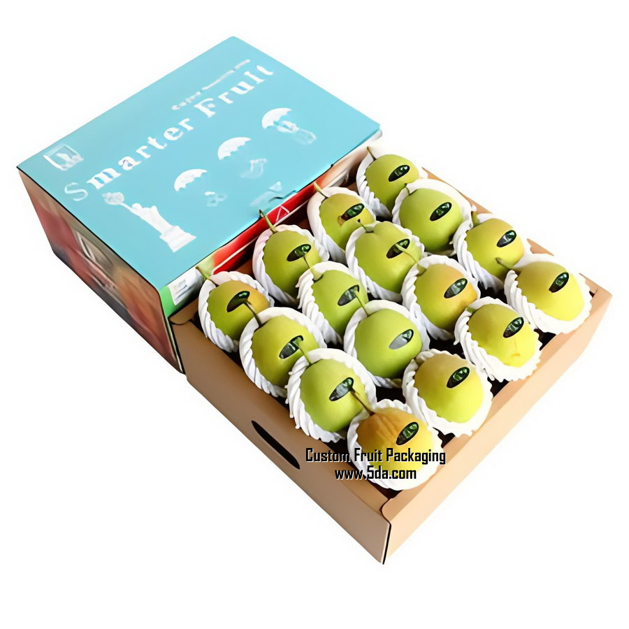 Custom Printed Fresh Pear Fruit Box Custom Printed Fresh Pear Fruit Box