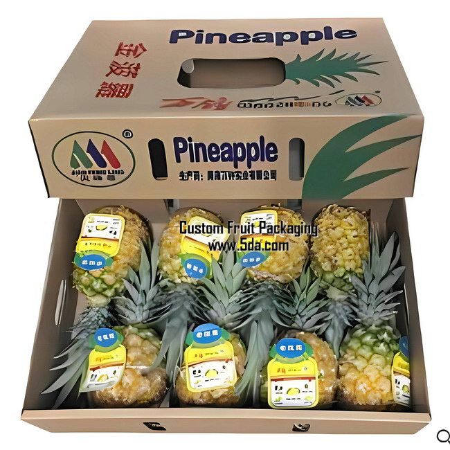 Customize Fruit Gift Box with creative Pineapple design for Pineapple Customize Fruit Gift Box with creative Pineapple design for Pineapple